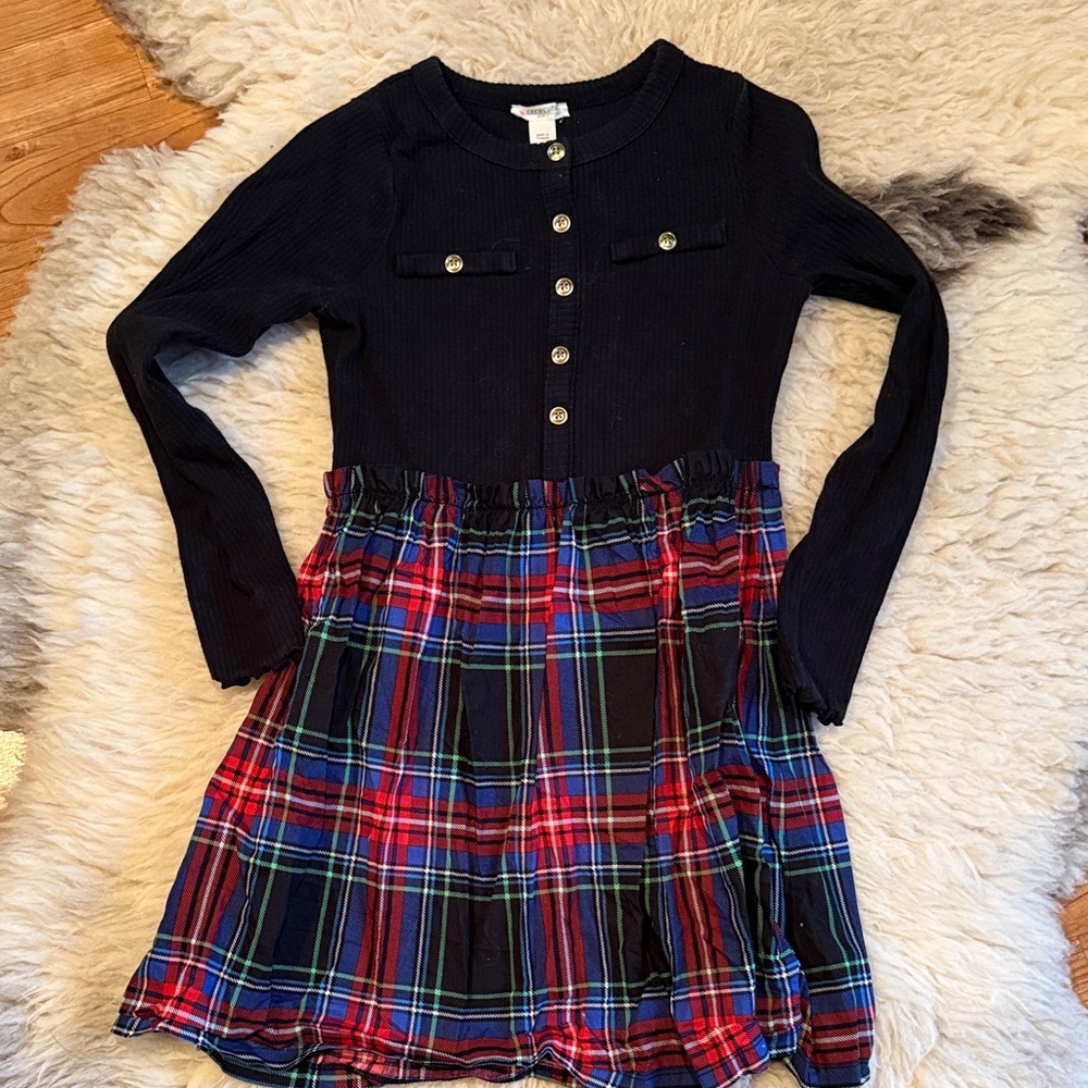 Crewcuts Plaid Kids Dress